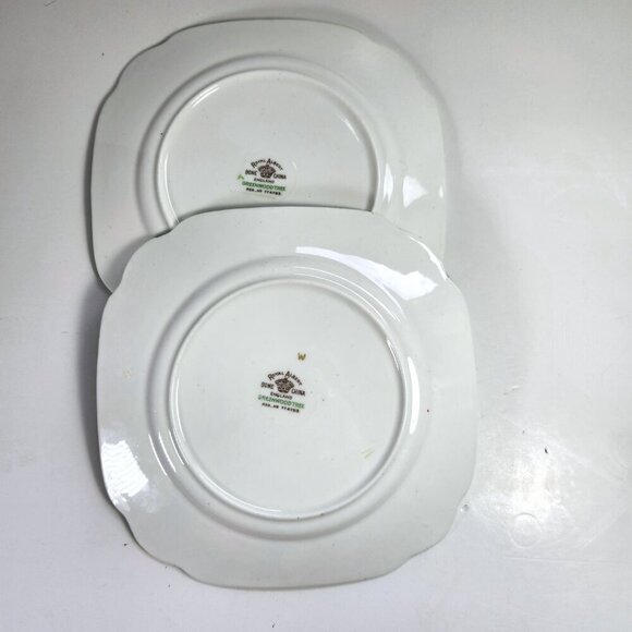 Royal Albert Greenwood Tree Bread & Butter Plates Set 2 6 7/8" No Wear V… - Picture 4 of 5